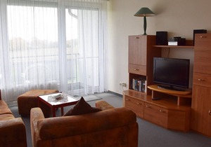 Spacious apartment (48sqm) with balcony/terrace