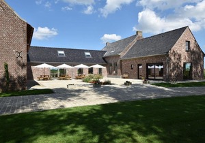 Spacious Holiday Home with Pond in Poperinge