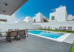 Stay in Style in Modern 3 Bedroom Villas Near Nissi Beach & Square