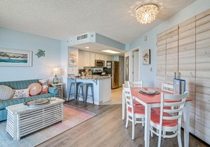 Steps to Boardwalk Condo with Pool in Myrtle Beach