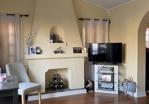 Steps to the beach and shopping/dining. Spanish-style house with updated kitchen