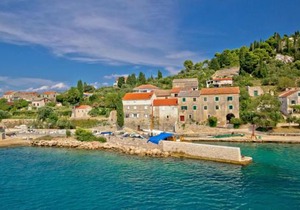 Studio Apartment in Preko with Sea View, Terrace, Air Conditioning, Wi-Fi (4574-2)