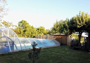Studio Ferienhof Remlin Pool, sauna, hot tub
