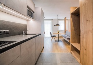 Studio 'Kuenz Dolomites 2' with Mountain View, Garden & Wi-Fi