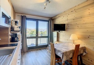 Studio rénové 2 étoiles, 4 pers, parking, La Toussuire - FR-1-417-112