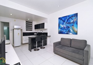 Studio with side view to the sea in Copacabana