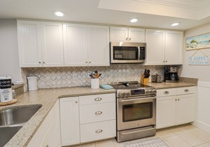 Stunning view from the balcony of this direct ocean front condo! Barefoot Trace