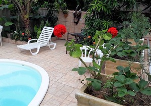 Suíte 8 com piscina e wi-fi em Caraguatatuba