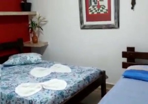 Suíte 9 com piscina e wi-fi em Caraguatatuba