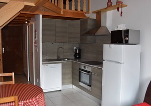 Sunny Studio Loft with Large Balcony in Champagny-en-Vanoise