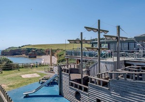 Super 12ft-wide luxurious caravan with one double and two twin.