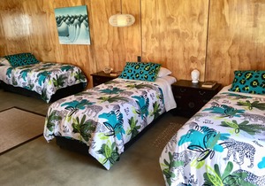 The Camel at Araiawai Lodge, Pukenui. Modern & S/C open-plan, sleeps 2-6,