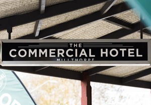 The Commercial Quarters - Room 1-has air conditioning, free WIFI, TV and fridge