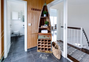 The detached holiday home Sliminde convinces with a dreamy panoramic Schleibl