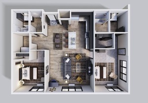 The Fairway - Apartment 101, 2 bed 2 bath