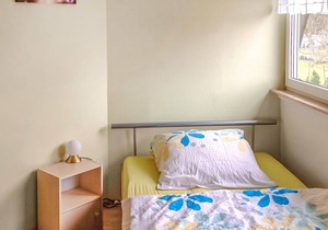The spacious apartment in Villa Pegasus is located on two floors on the first floor and the 1st floo