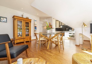 Top floor apartment TH-07 in the tower house in the Baltic seaside resort of Wustrow