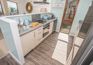 Top of the range and extremely spacious five star luxury 20ft-wide lodge.