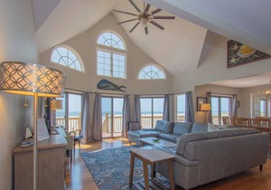 Two-Story Oceanfront Home w/ Gorgeous Coastline Views & Private Beach Access
