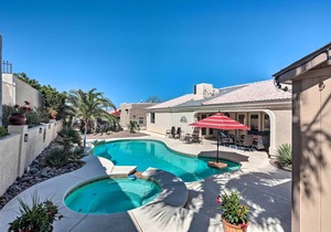 Upscale Oasis w/ Pool & Hot Tub, 3 Mi to Lake