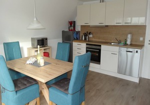 Vacation apartment in a quiet location and with balcony - Ferienhaus Solamar FeWo OG