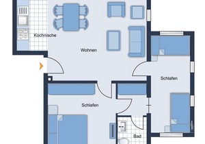 Villa Friedericia, apartment 2-raised ground floor on the right - living in a villa