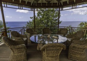 Villa Susanna in Marigot Bay by Personal Villas - Landscaped Gardens and Private Patio with Jacuzzi