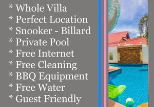 Villa T4 Bedrooms near Walking Street & Beach ★★★★★