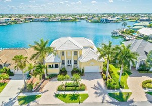 Waterfront home with pool, spa and 2nd floor balcony