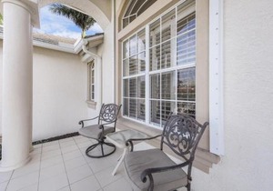 Waterfront home with views, pool and walk to beach