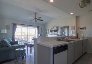 Waterway Views from this Coastal Condo! You will love this location!