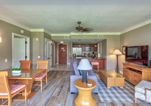 Welcome to H208, 2nd floor, Great location, QUIET section of resort