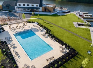 The Cove Lakeside Cottages Pontoon Boat | Sylvan Beach