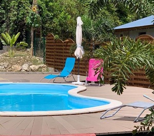 Chambre Piscine Partagee Jardin Clos Et Gosier 