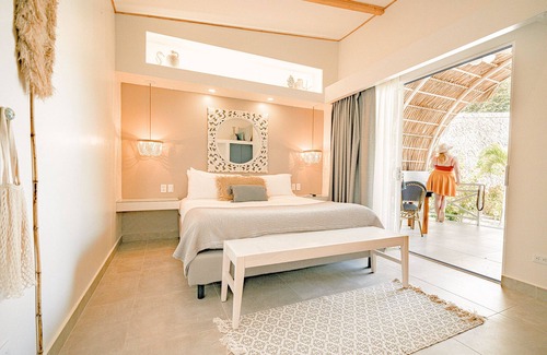 Tamarindo Hotel | Élégant cabina, tropical shower