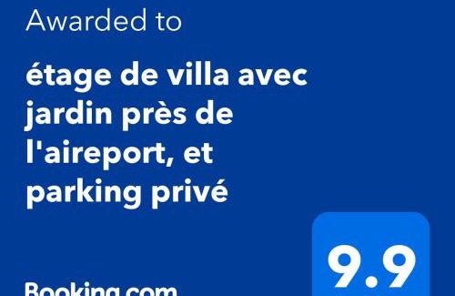Ariana Villa | Étage de Villa avec jardin, près de l'aireport et parking privé