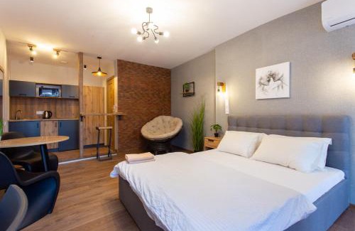 Petrovskoye Apartment | Затишна студія біля метро Площа Конституції - Харківська набережна 3-10