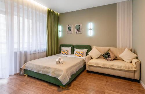 Almaty Apartment | Яркая студия в Meridian Apartments