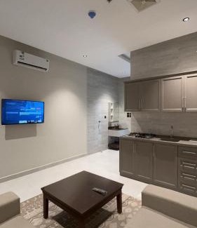 Jizan Apartment | مجمع الملكة شقة من غرفة نوم وصالة بتصميم عصري وراقي
