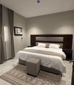 Jizan Apartment | مجمع الملكة شقة من غرفة نوم وصالة بتصميم عصري وراقي