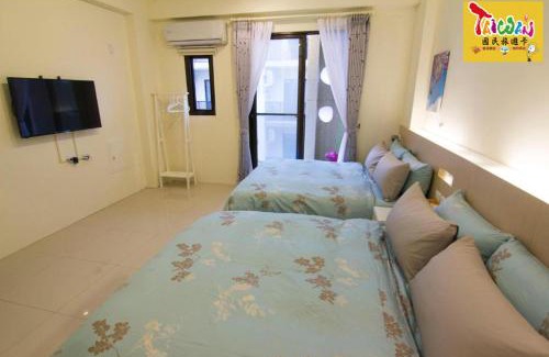 Luodong House | 充電樁 羅東木村電梯民宿Luodong Tree BnB 雲朵朵二館 近週三清溝 免費洗衣機 烘衣機 星巴克咖啡豆 國旅卡特約店