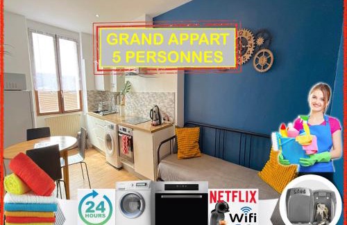 Cret de Roc Apartment | 012 CHIC & COSY F2 34m2 HYPERCENTRE WIFI SMART TV NETFLIX
