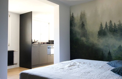 Central Interlaken Condo | 1,5-zi Design-studio Beim Westbahnhof, Ruhige Lage