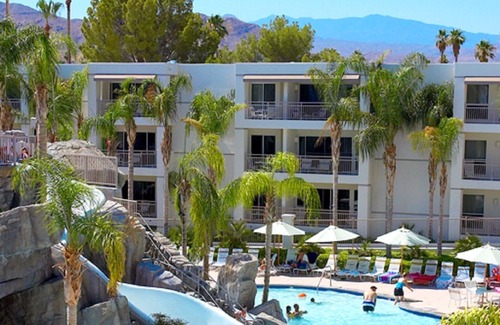 Canyon Corridor Condo | 1 BDRM~ Palm Canyon Resort and Spa~ WATERSLIDES/POOLS/SPA/DINING/SUN DECK & MORE