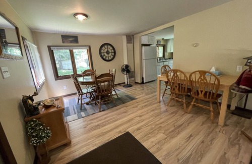 Kaleva House | 1 bed 1 bath home sleeps 5, 1 hour south of Traverse City MI