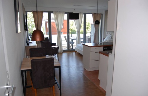 Vauban Apartment | 1 bedroom apartment for 1-2 people in Freiburg-Vauban. High-quality