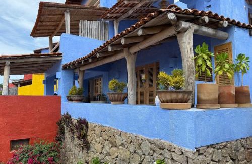 Costa Careyes House | 1 Bedroom Casita Hermanitas panoramic ocean views in Careyes