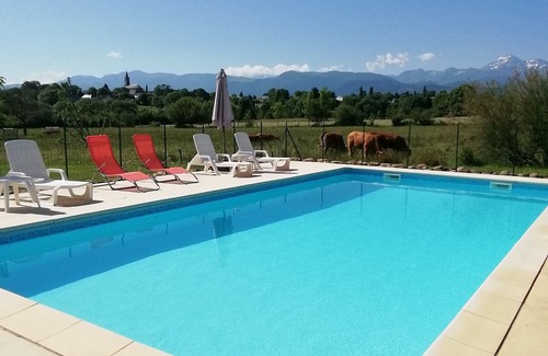Cieutat Apartment | 1 Bedroom luxury apartment with pool and stunning mountain views.