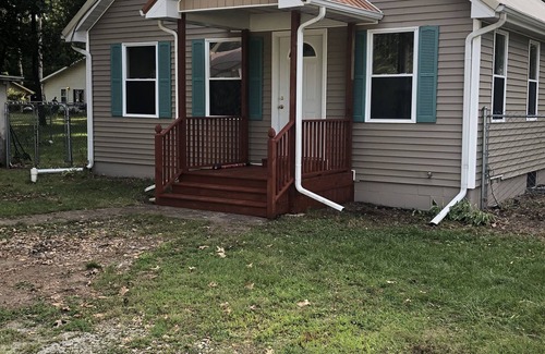 Koontz Lake House | 1 block away from all sports Koontz lake offers fishing and boating!