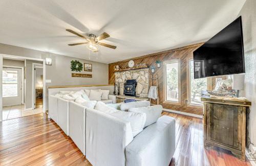 Ruidoso House | 1 Block to Hiking Ruidoso Home with Game Room